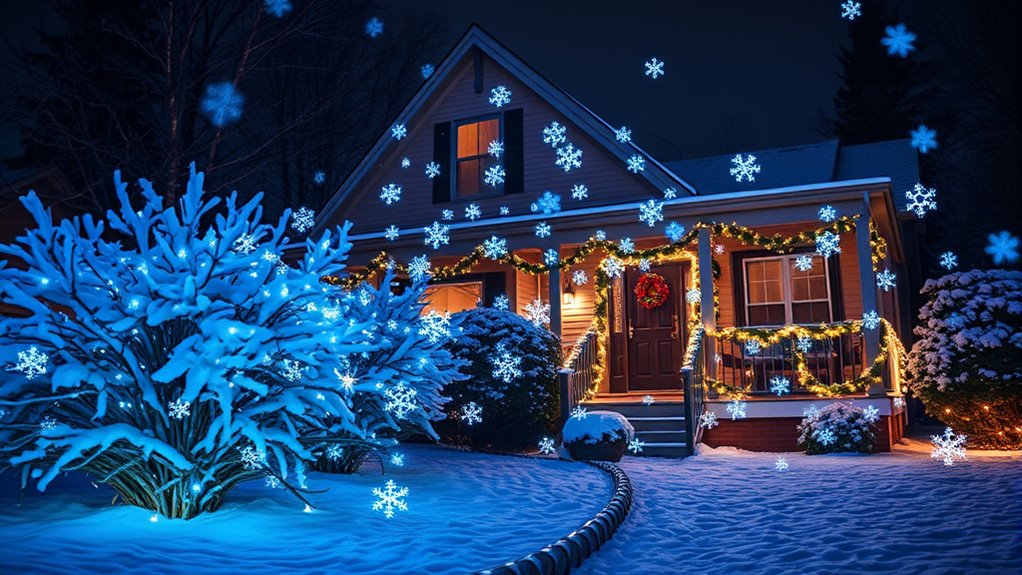 top outdoor snowflake projectors