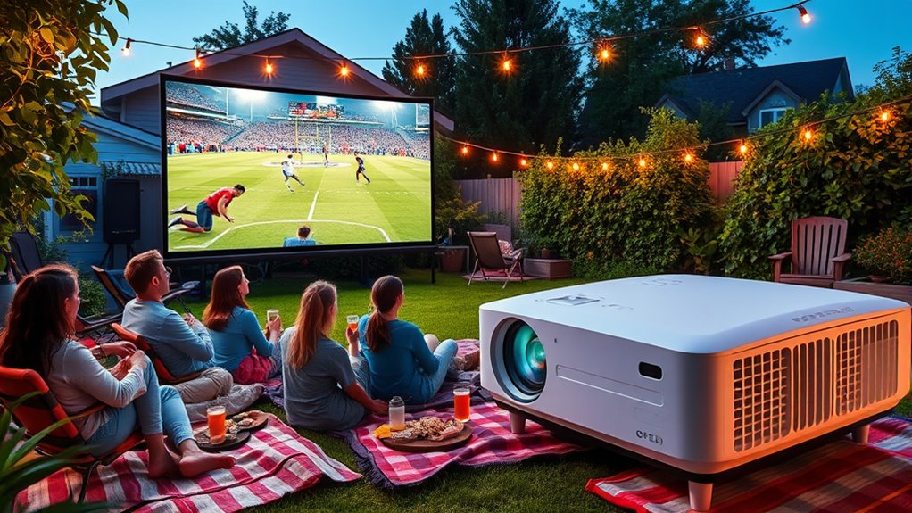 top outdoor sports projectors