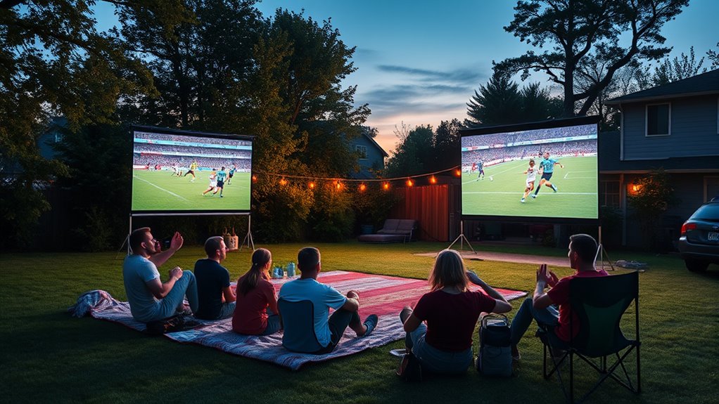 top outdoor sports projectors