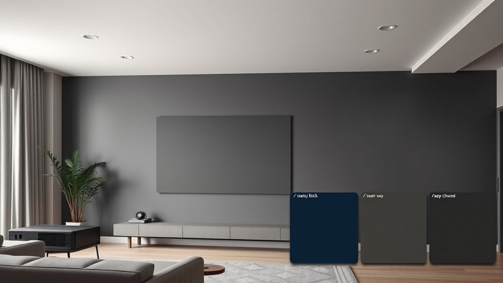 top paints for short throw walls