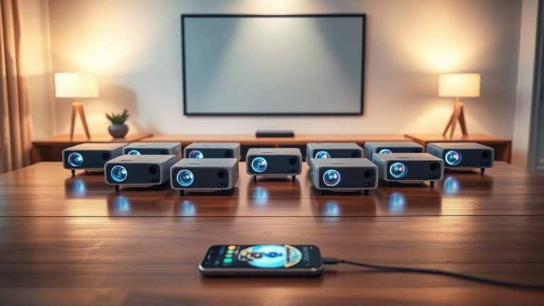 top phone compatible projectors