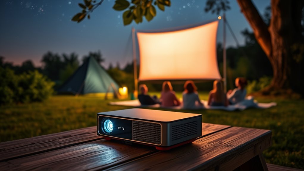 top portable battery projectors
