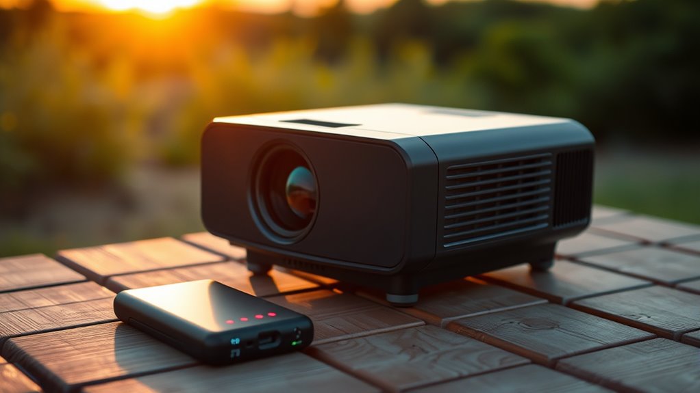 top portable battery projectors