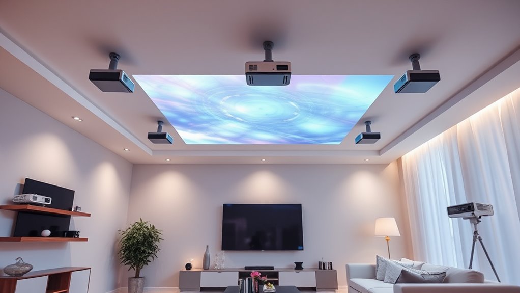 top portable ceiling projectors