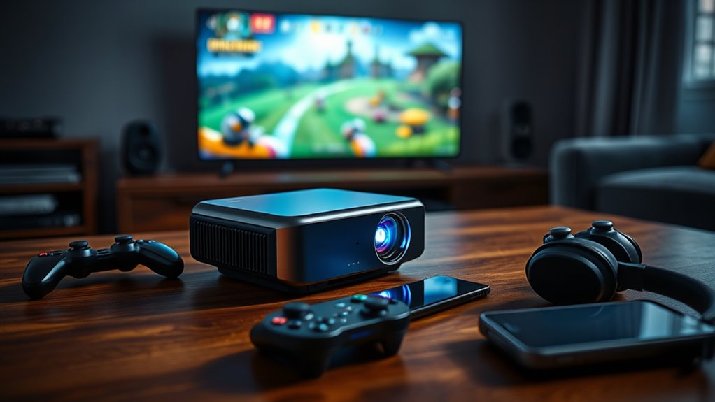 top portable gaming projectors