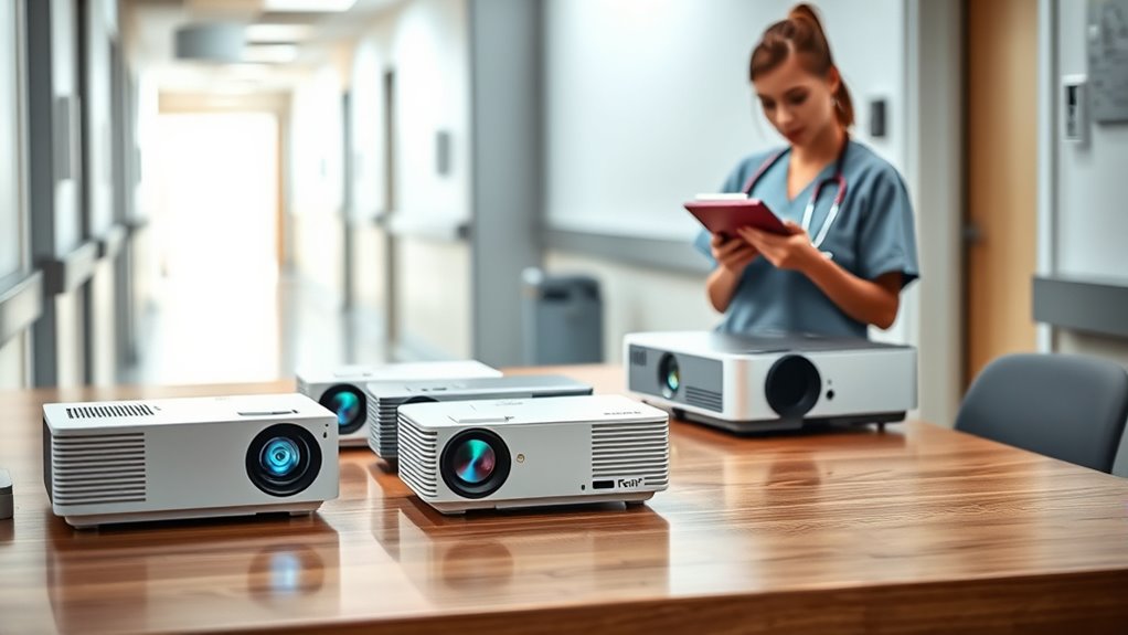 top portable healthcare projectors