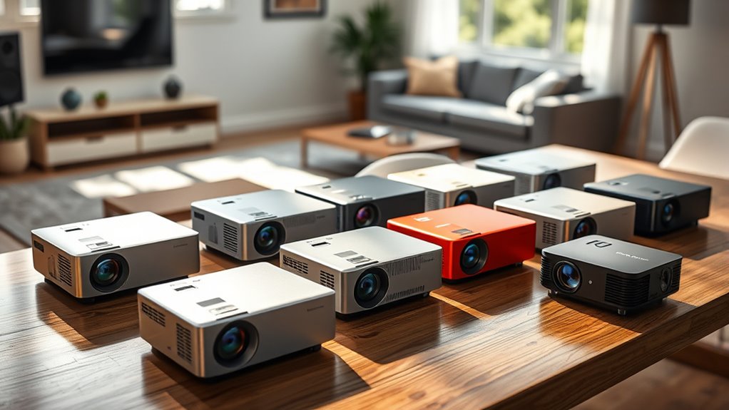 top portable lcd projectors