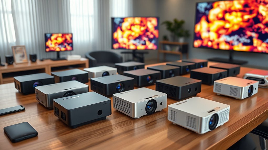 top portable led projectors