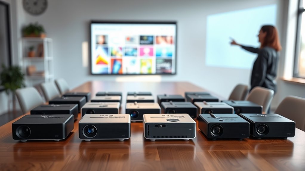 top portable presentation projectors