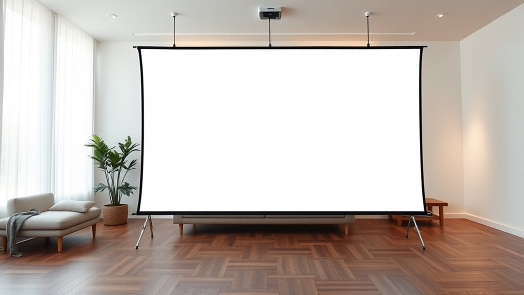 top portable projection screens