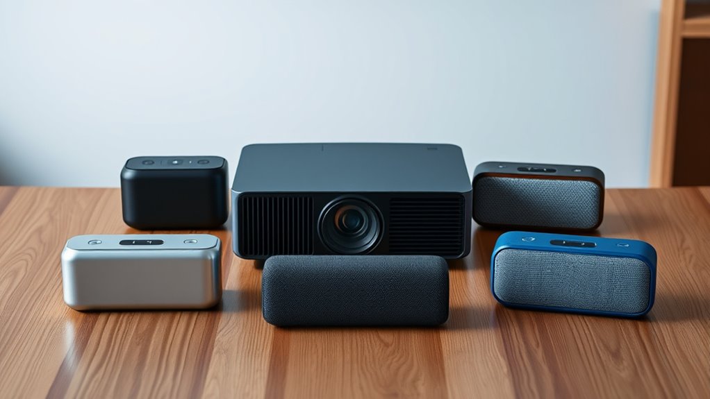 top portable projector speakers