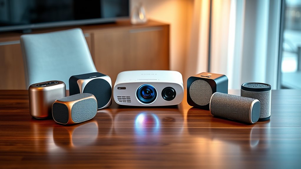 top portable projector speakers