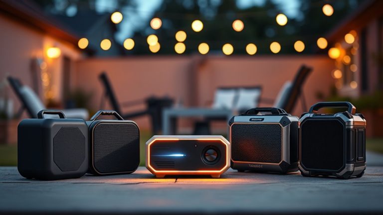 top portable projector speakers