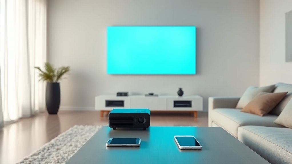 top portable projector tvs