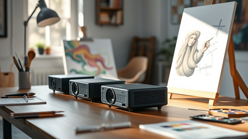 top portable projectors for artists