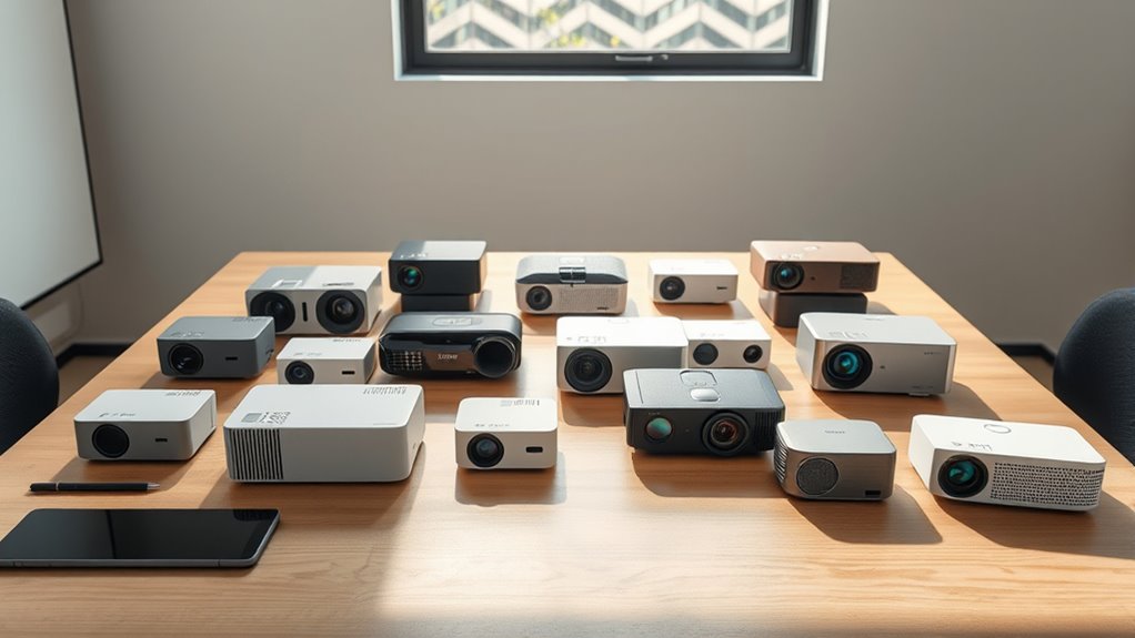 top portable projectors with batteries