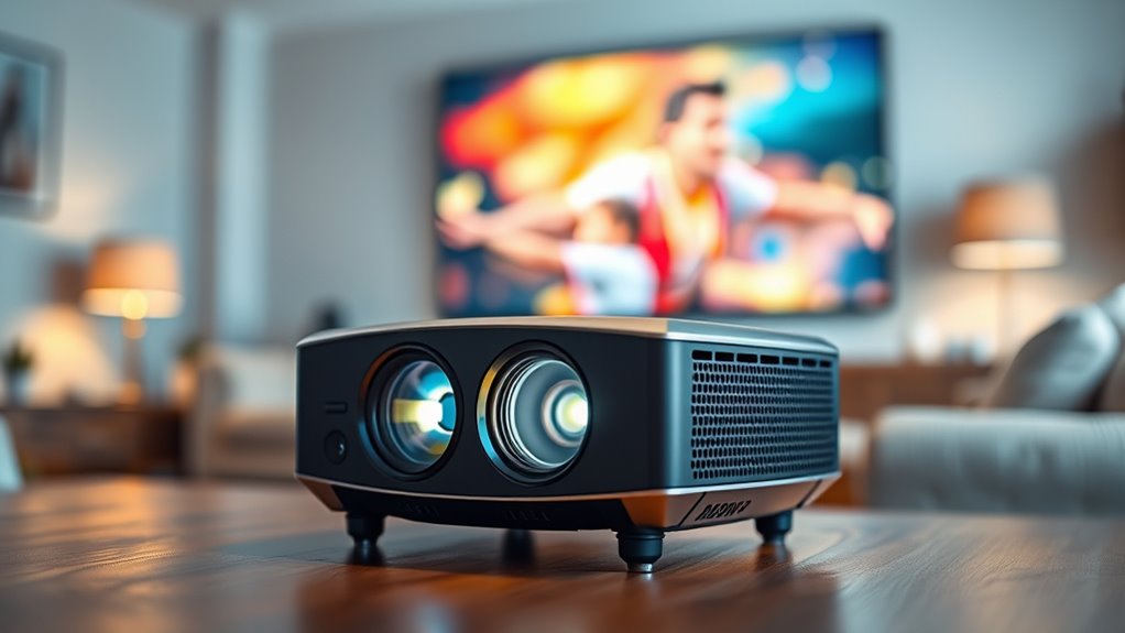 top portable projectors with speakers