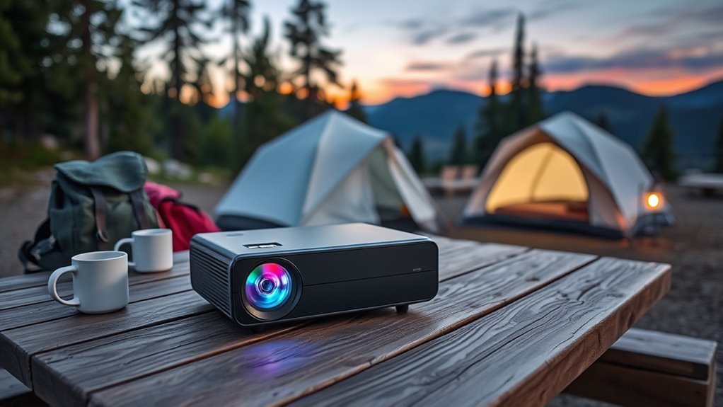 top portable rechargeable projectors