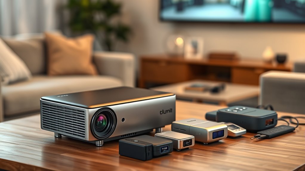top portable rechargeable projectors