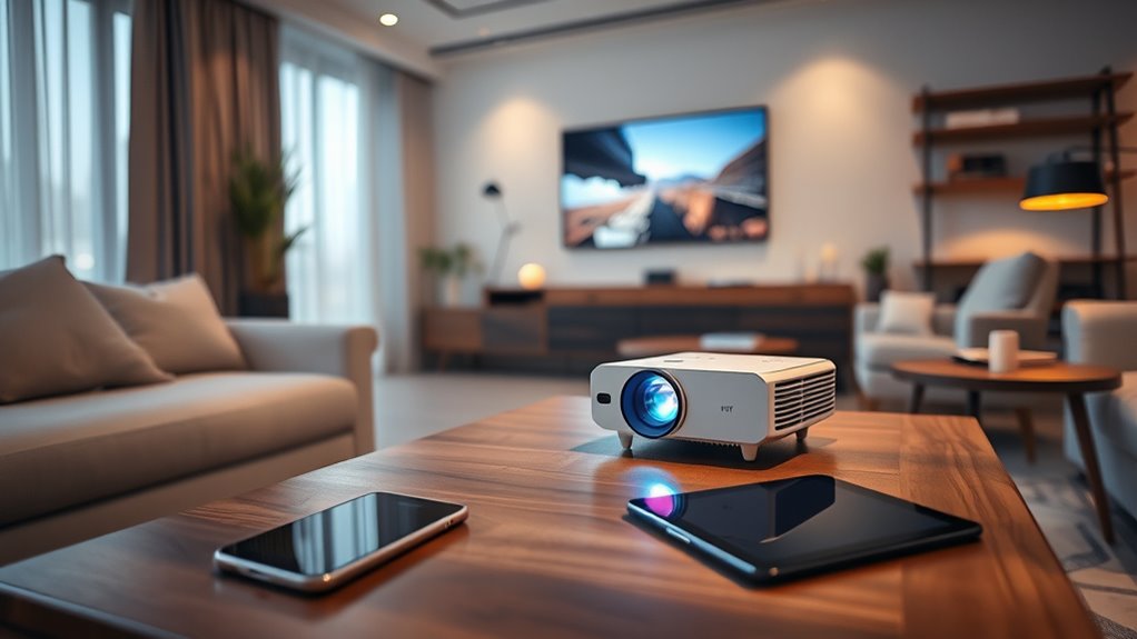 top portable wireless projectors