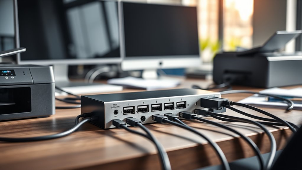 top printer sharing switches