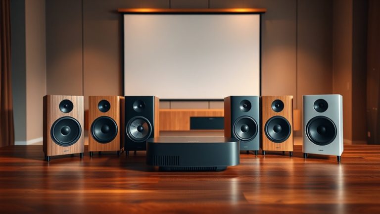 top projector external speakers