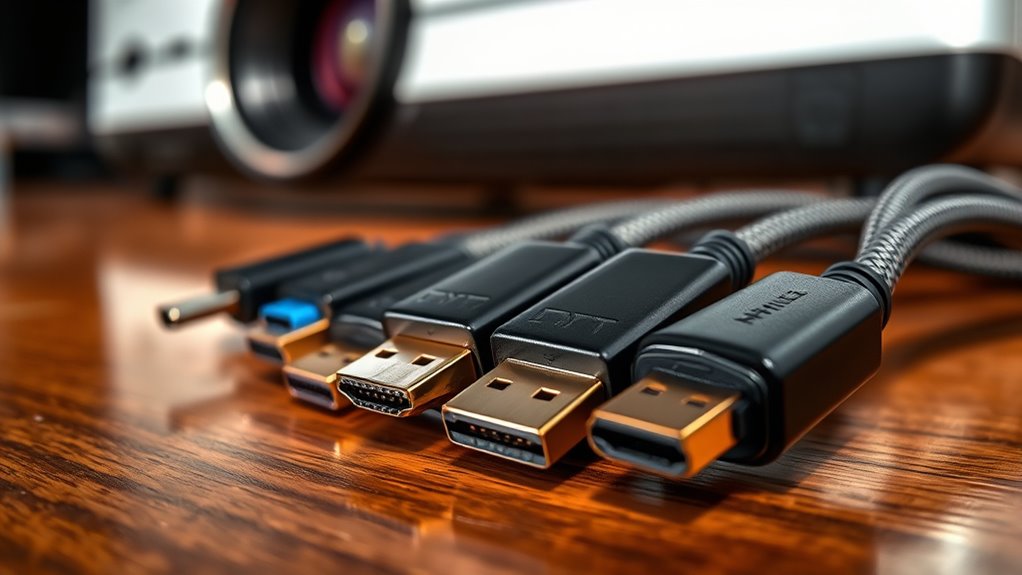 top projector hdmi cables