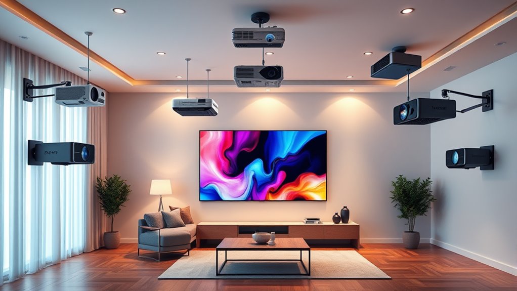 top projector mount options