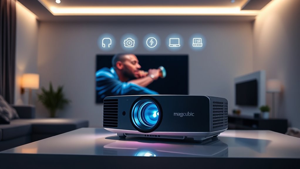 top projector picture settings