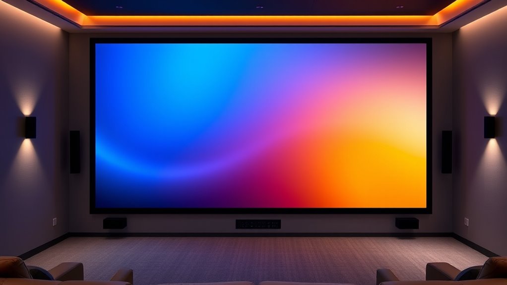 top projector screen color options