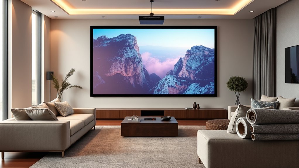top projector screen materials