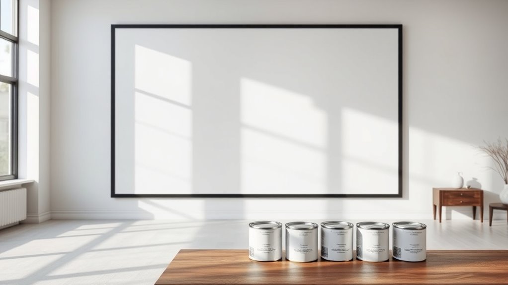 top projector screen paint mixes