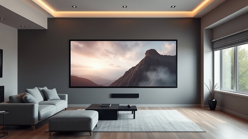 top projector screen paints