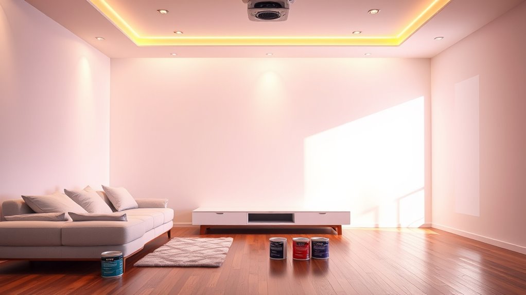 top projector screen paints