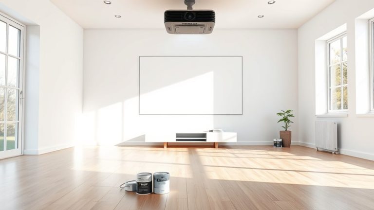 top projector screen paints