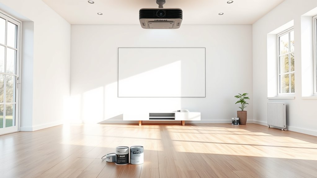 top projector screen paints