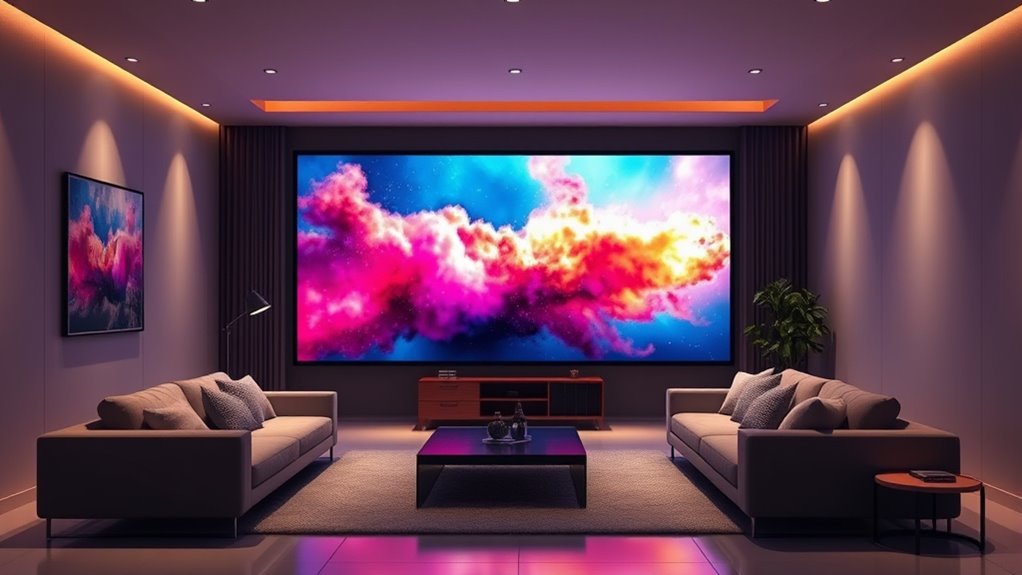 top projector screen sizes