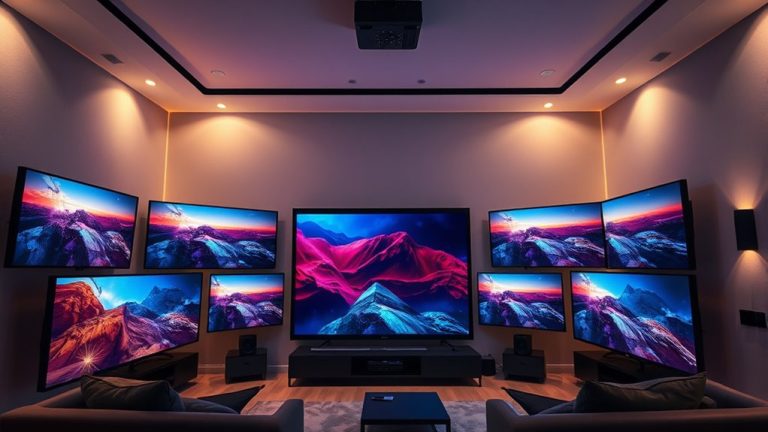 top projector screen sizes