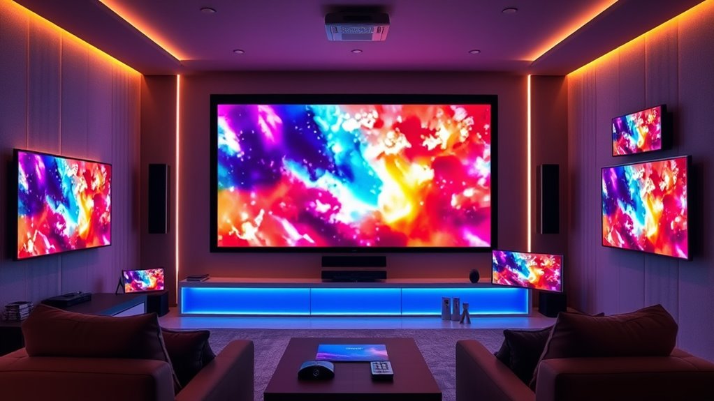 top projector screen sizes