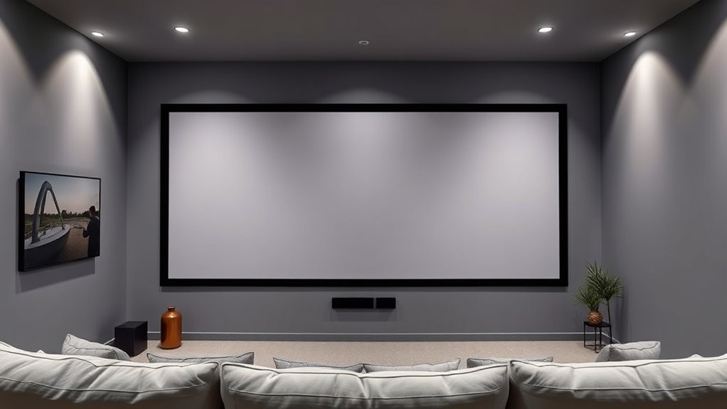 top projector screen wall paints