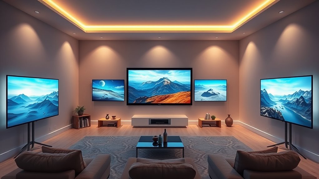 top projector screens with stands