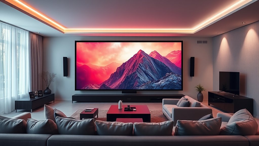 top projector tv screens