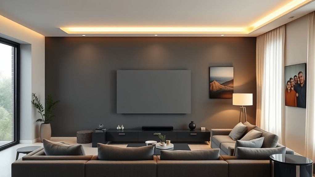 top projector wall colors