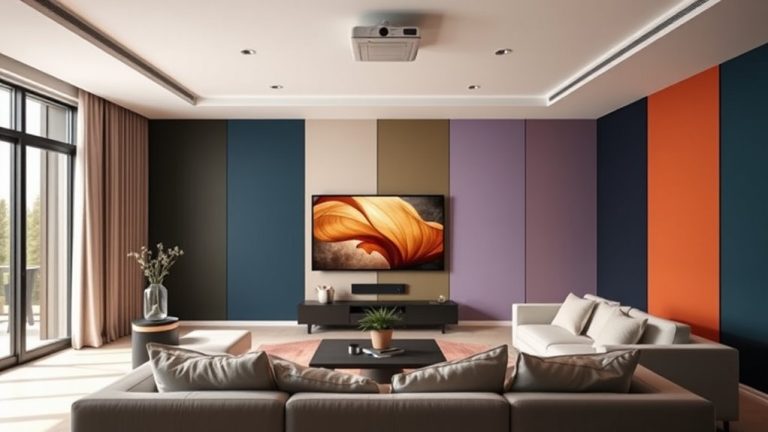 top projector wall colors