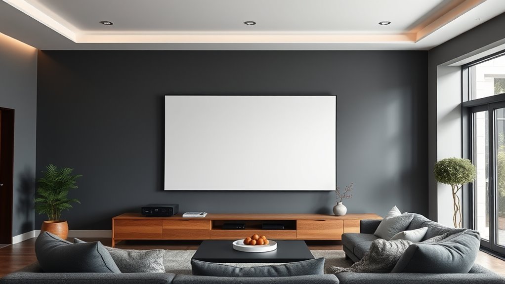 top projector wall colors
