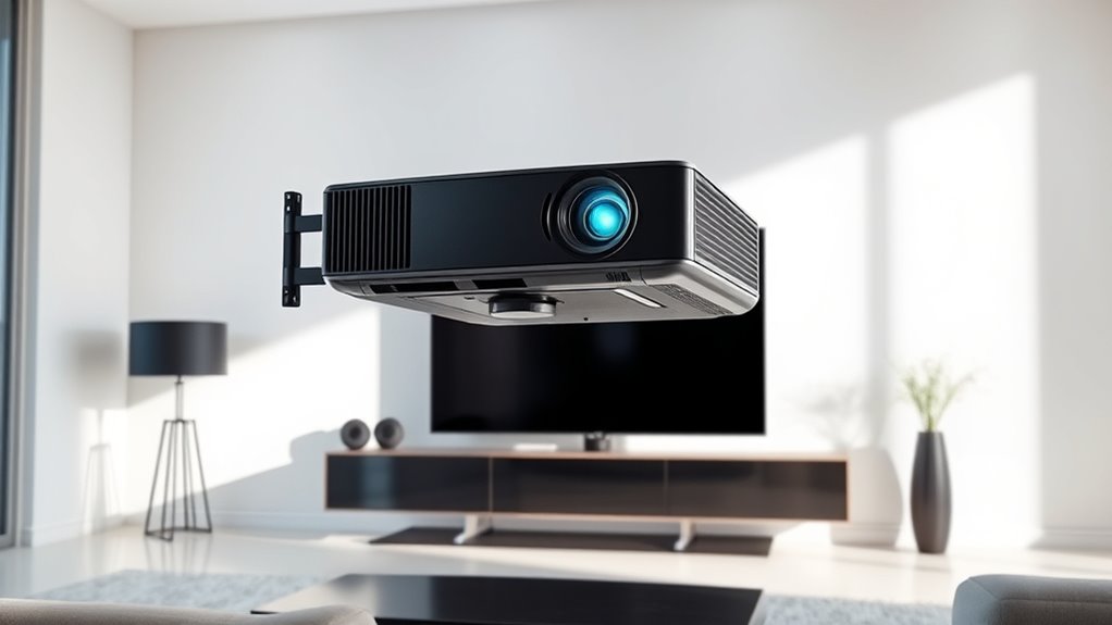 top projector wall mounts