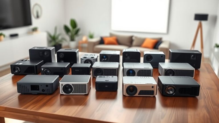 top quiet portable projectors