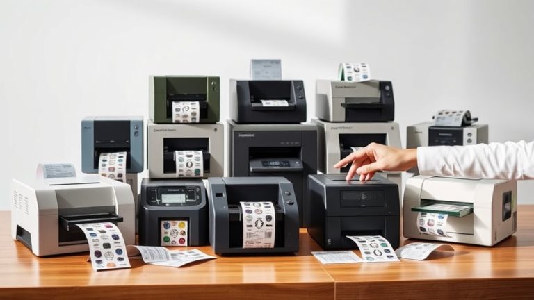 top roll label printers