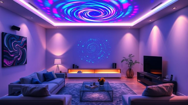 top room projector light options
