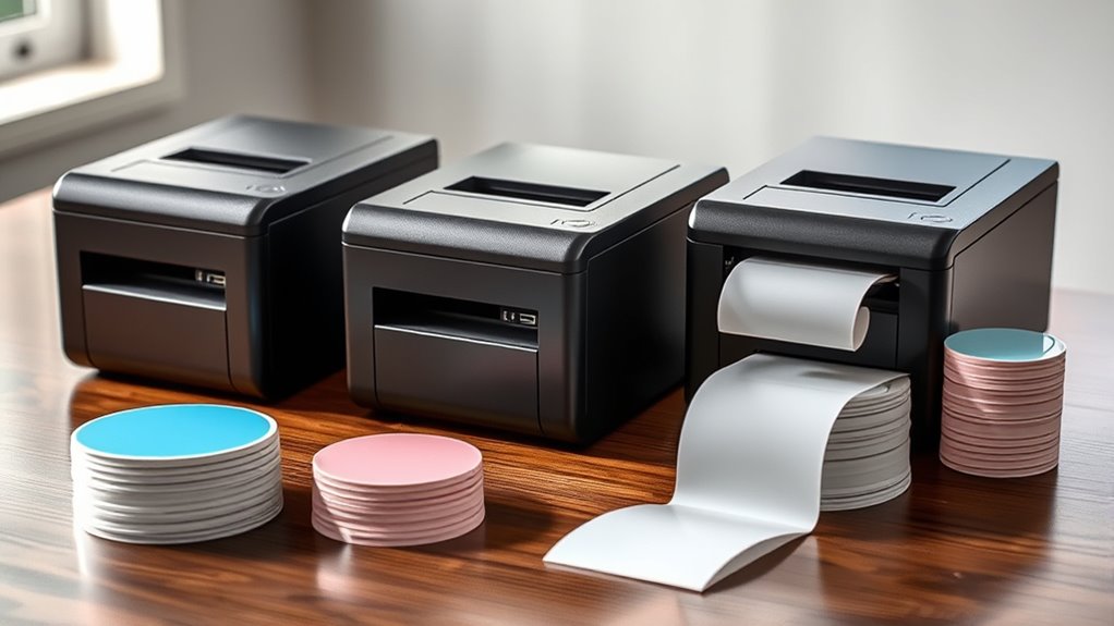 top round label printers